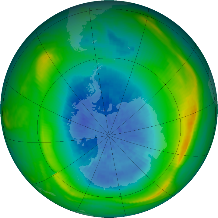 Ozone Map 1980-09-27